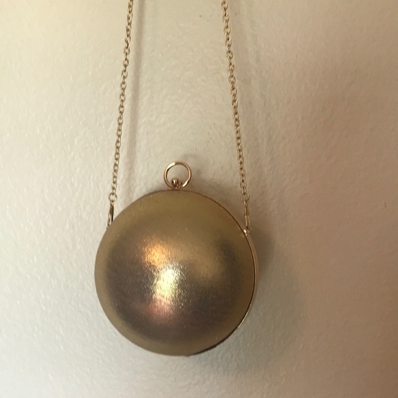 Chi Chi London Handbags - Beautiful round gold evening bag